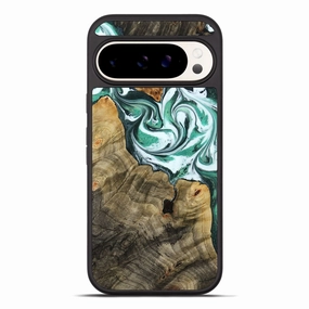 Pixel 10 Pro Xl Wood Phone Case - Zara (Green, 772835) Anti Yellowing Film Smooth Surface