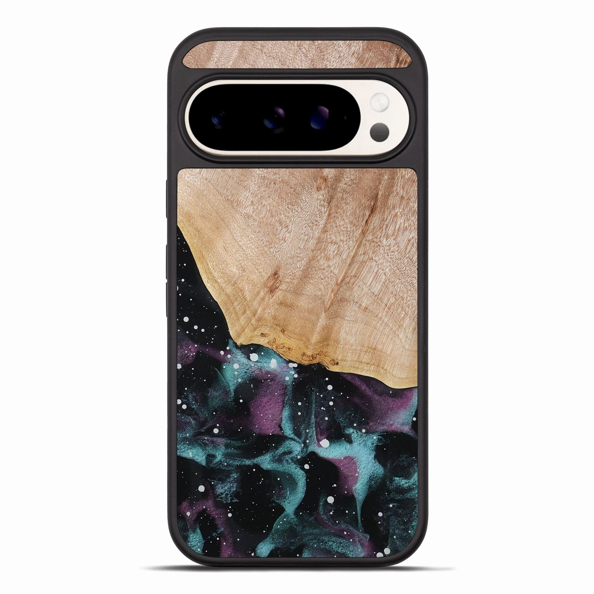 Pixel 10 Pro Xl Wood Phone Case - Tamie (Cosmos, 778840) Bubble Free Screen Anti Finger Streak