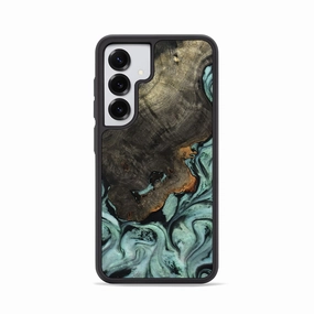 Self Healing Galaxy S25 Wood Phone Case - Abel (Green, 780700)