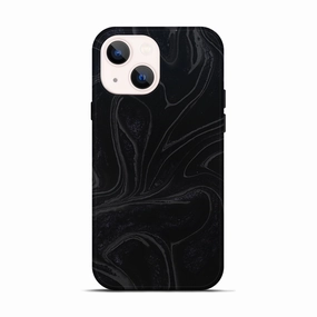 Iphone 13 Resinart Live Edge Phone Case - Britny (Black & White, 781994) Impact Protection