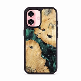 Iphone 16 Wood Phone Case - Arturo (Cosmos, 781971) Fingerprint Repellent
