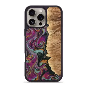 Anti Fingerprint Coating Iphone 16 Pro Max Wood Phone Case - Dion (Green, 779259)