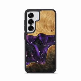 Galaxy S25 Wood Phone Case - Krista (Cosmos, 779948) Anti Glare Film Ultra Thin