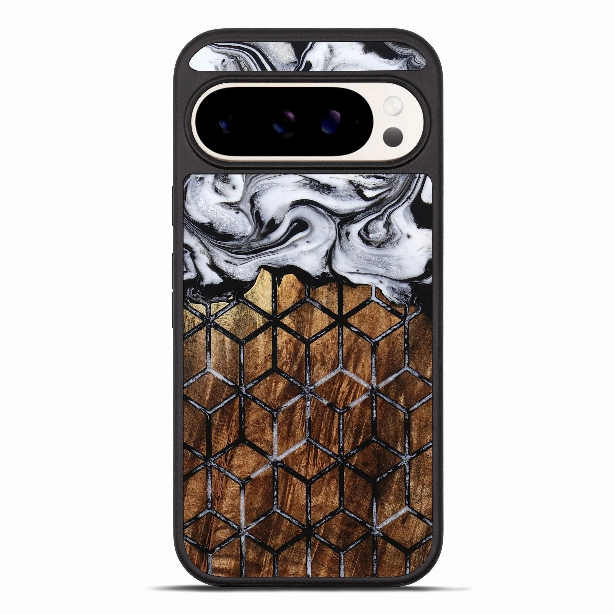 Pixel 10 Pro Xl Wood Phone Case - Atharv (Pattern, 775904) Scratch Resistant Glass