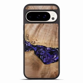Anti Fog Smooth Surface Pixel 10 Pro Xl Wood Phone Case - Kamron (Purple, 779233)
