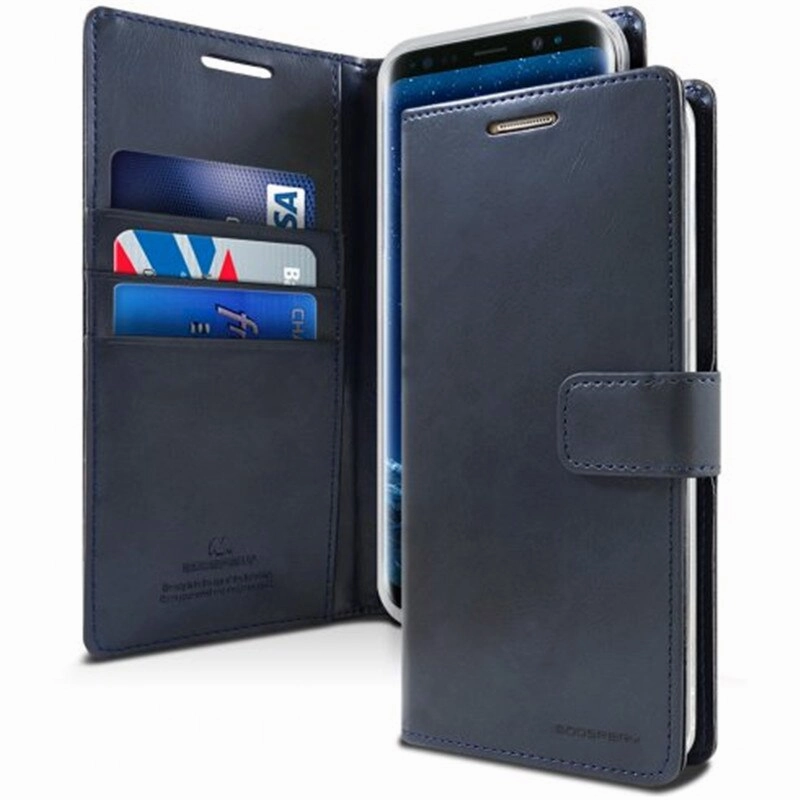 Scratch Proof Edge Protection Goospery Bluemoon Diary Case For Samsang