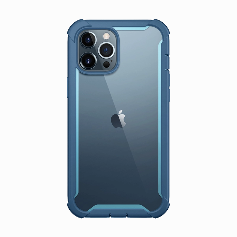 Iphone 12 Pro Ares Case - Blue Shockproof Shatterproof Glass