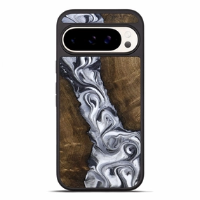 Anti Reflection Edge Guard Pixel 10 Pro Xl Wood Phone Case - Dara (Black & White, 781356)