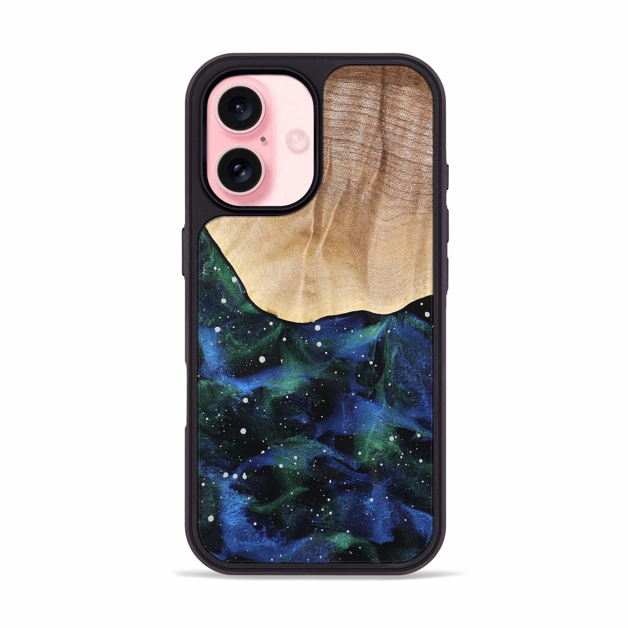 Anti Spy Ultra Clear Iphone 16 Wood Phone Case - Marlee (Cosmos, 777710)