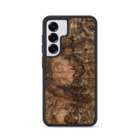 Galaxy S25 Wood Phone Case - Jill (Wood Burl, 781326) Anti Fingerprint Film