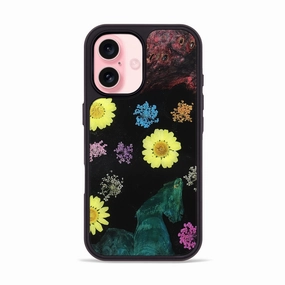 Iphone 16 Wood Phone Case - Ara (Bloom, 780399) Fingerprint Resistant Coating Anti Finger Mark