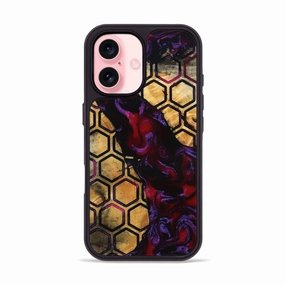 Protective Layer Iphone 16 Wood Phone Case - Zayd (Pattern, 778574)