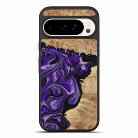 Case Friendly Glass Pixel 10 Pro Xl Wood Phone Case - Jenna (Purple, 777989)