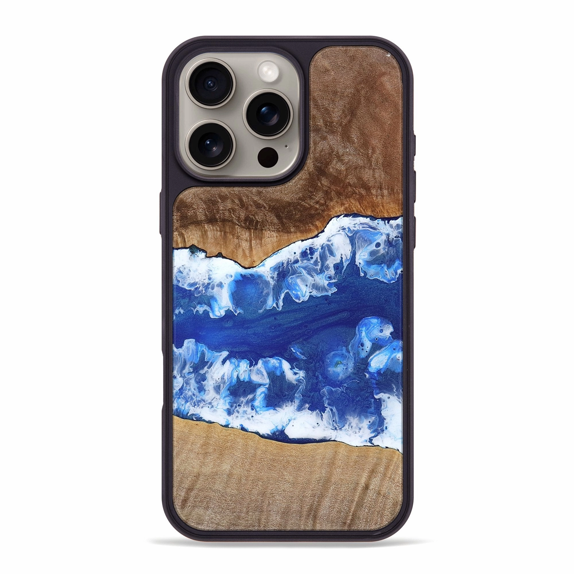 Scratch Resistant Coating Shockproof Iphone 16 Pro Max Wood Phone Case - Madilyn (Coastal, 772890)
