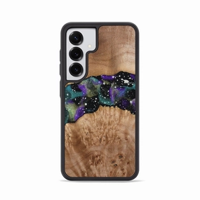 Galaxy S25 Wood Phone Case - Lynsey (Cosmos, 779698) Tempered Screen Protector Bubble Free Screen