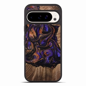 Pixel 10 Pro Xl Wood Phone Case - Viva (Purple, 767895) Water Resistant Anti Static