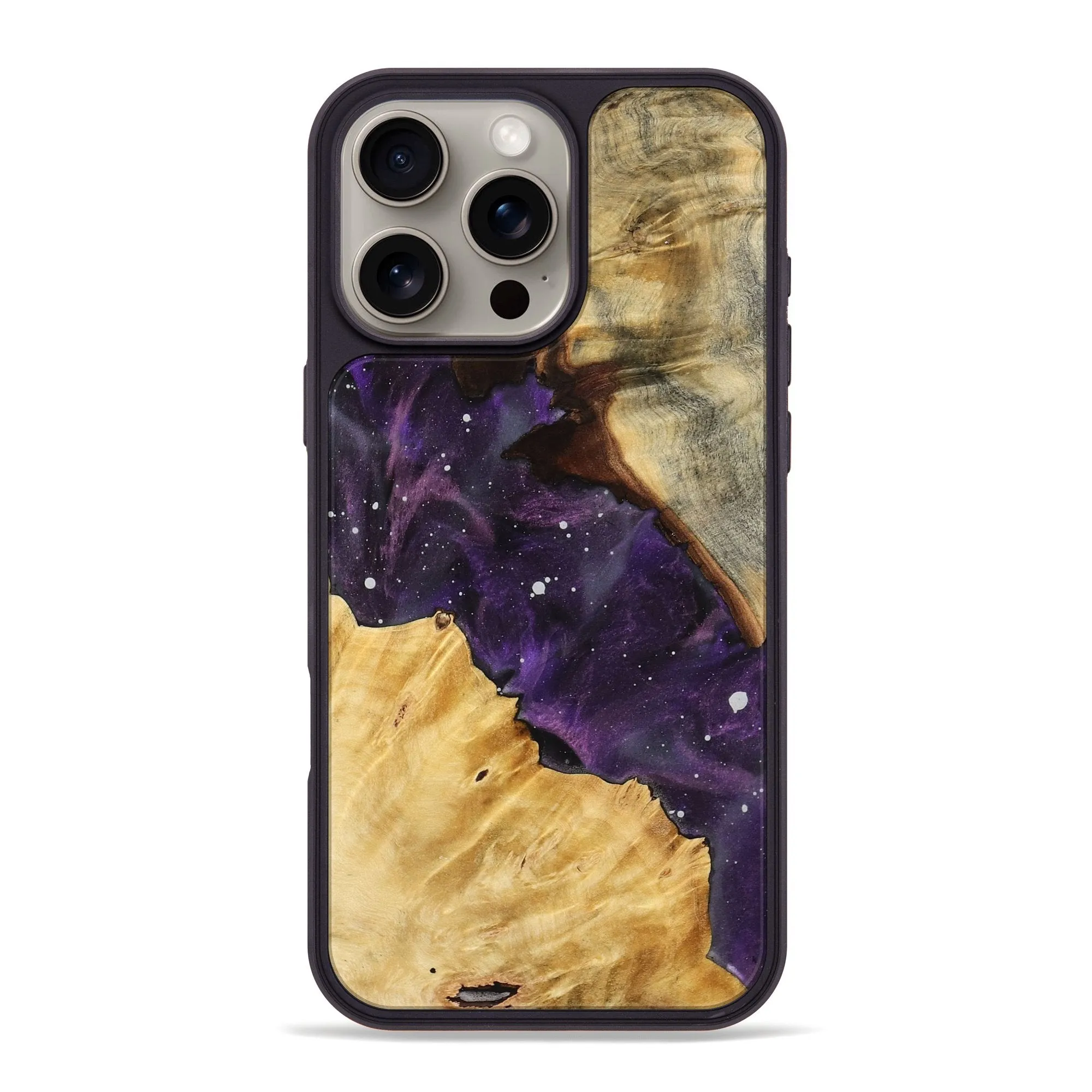 Iphone 16 Pro Max Wood Phone Case - Daniela (Cosmos, 775806) Anti Scratch Coating