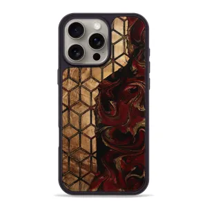 Anti Finger Smudge Iphone 16 Pro Max Wood Phone Case - Jonnie (Pattern, 775921)