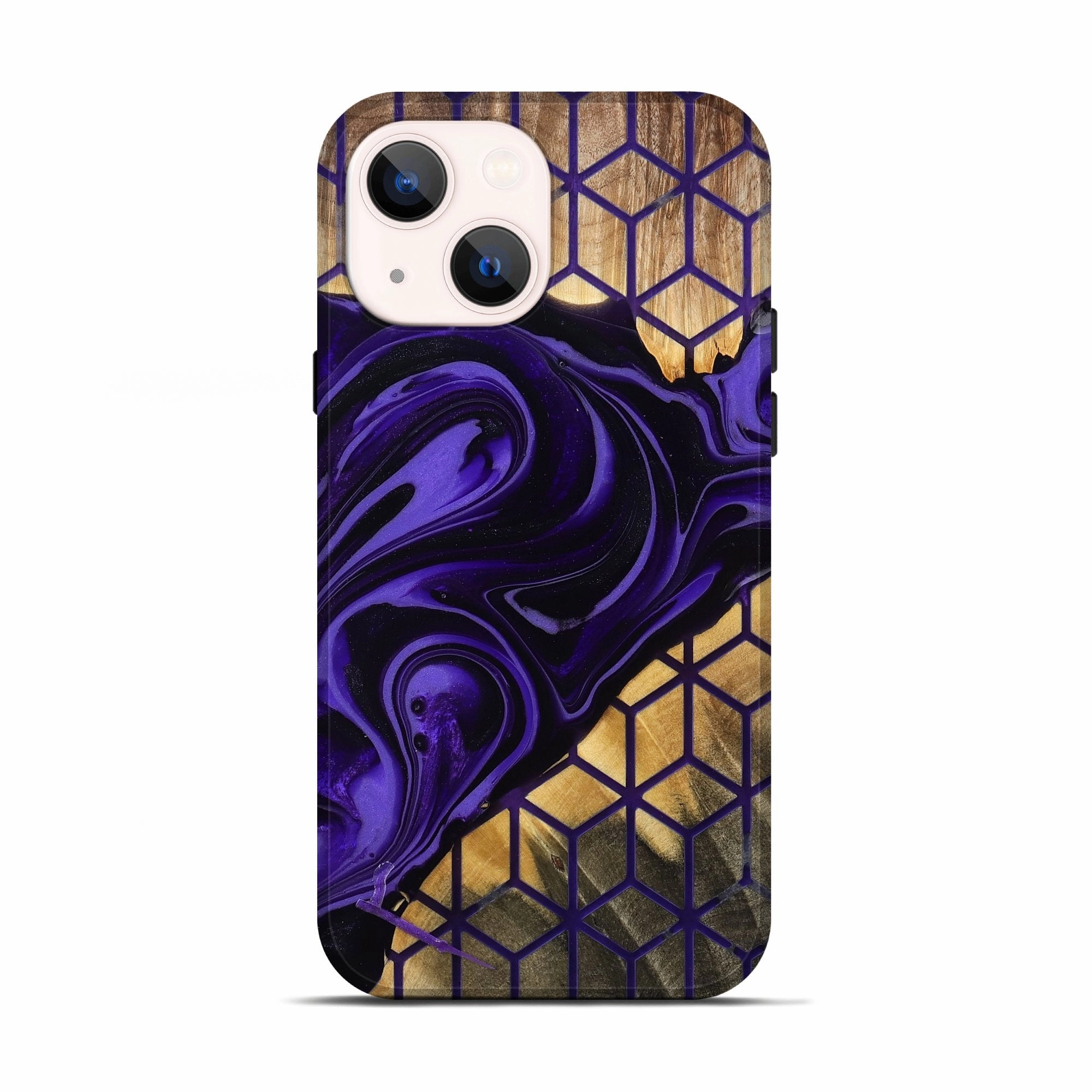 Iphone 13 Wood Live Edge Phone Case - Isabela (Pattern, 778084) Protective Film Ultra Slim Protector