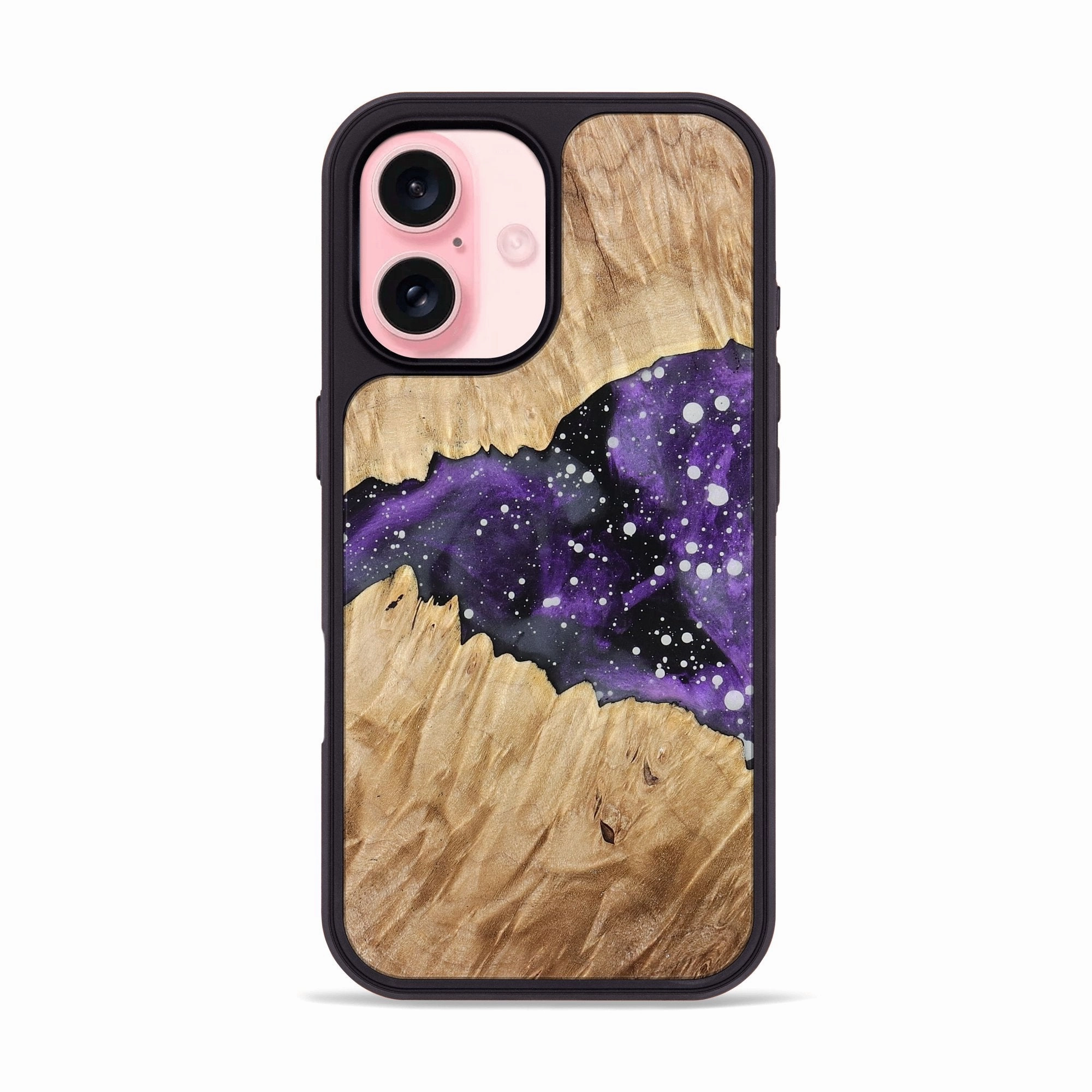 Dustproof Cover Iphone 16 Wood Phone Case - Landen (Cosmos, 775830)