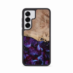 Anti Finger Oil Coating Scratch Proof Galaxy S25 Wood Phone Case - Valery (Cosmos, 780616)