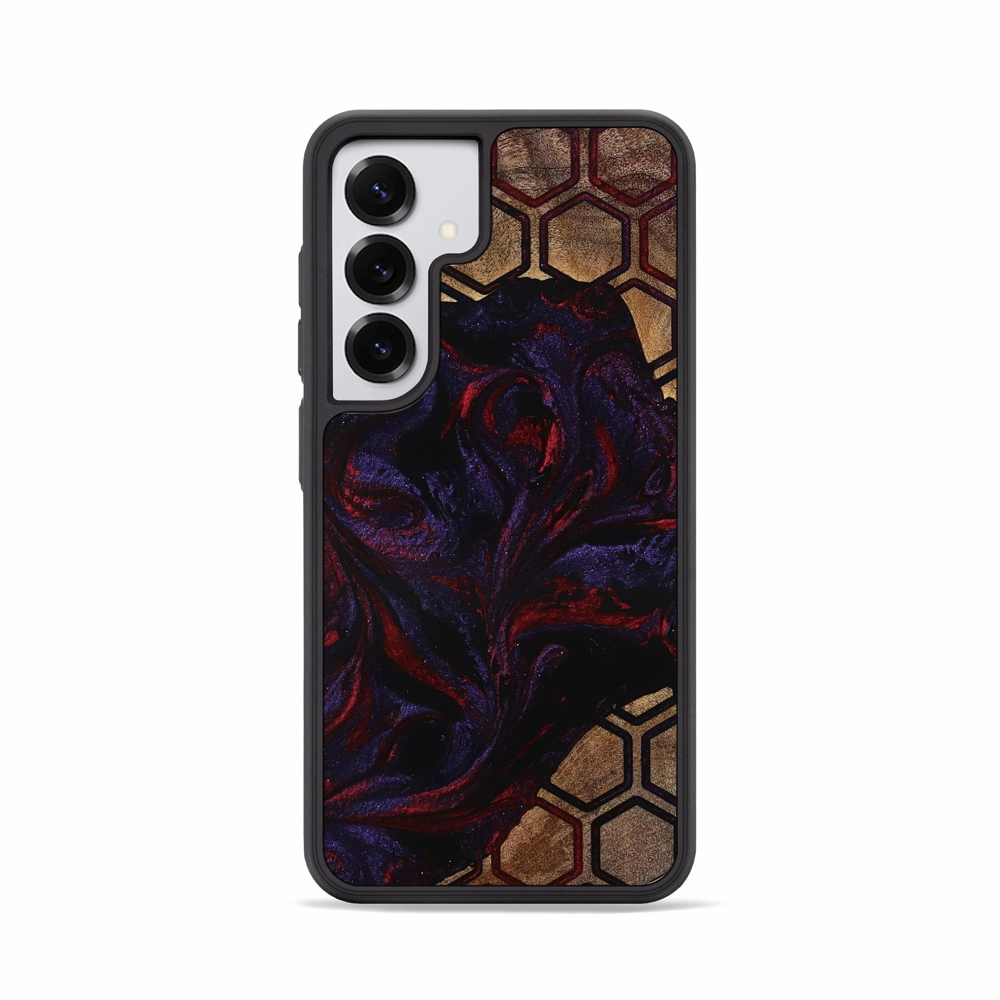 Anti Scratch Screen Impact Protection Galaxy S25 Wood Phone Case - Winston (Pattern, 771166)