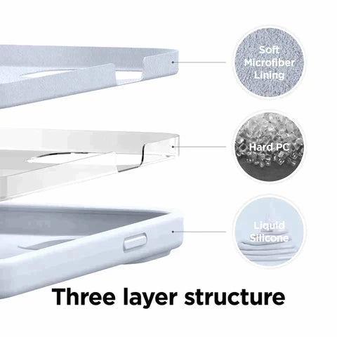 Silicone Case - Clay (Iphone 15) Anti Reflection Anti Yellowing Screen