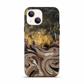 Anti Fingerprint Coating Anti Finger Stain Iphone 13 Wood Live Edge Phone Case - Kalie (Black & White, 778504)