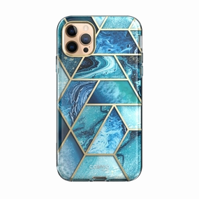 Iphone 12 Pro Cosmo Case - Ocean Blue Bubble Free Screen Guard