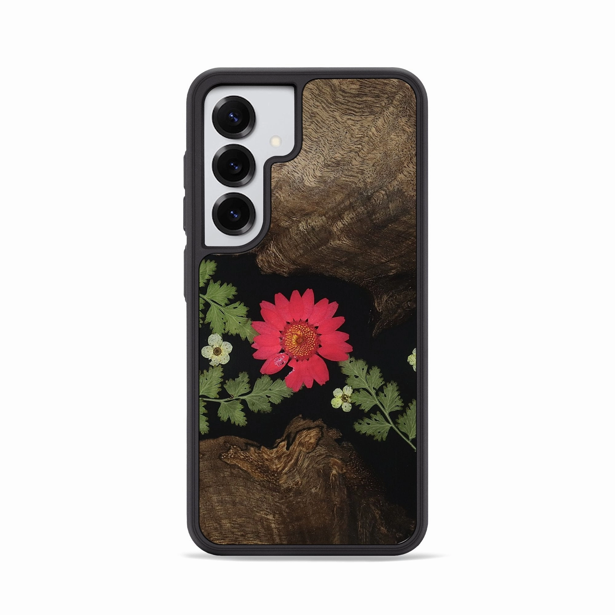 Galaxy S25 Wood Phone Case - Siobhan (Bloom, 781601) Anti Finger Oil HD Screen Protector