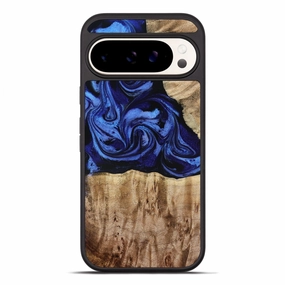 Pixel 10 Pro Xl Wood Phone Case - Salina (Blue, 779469) Smooth Touch Fingerprint Shield