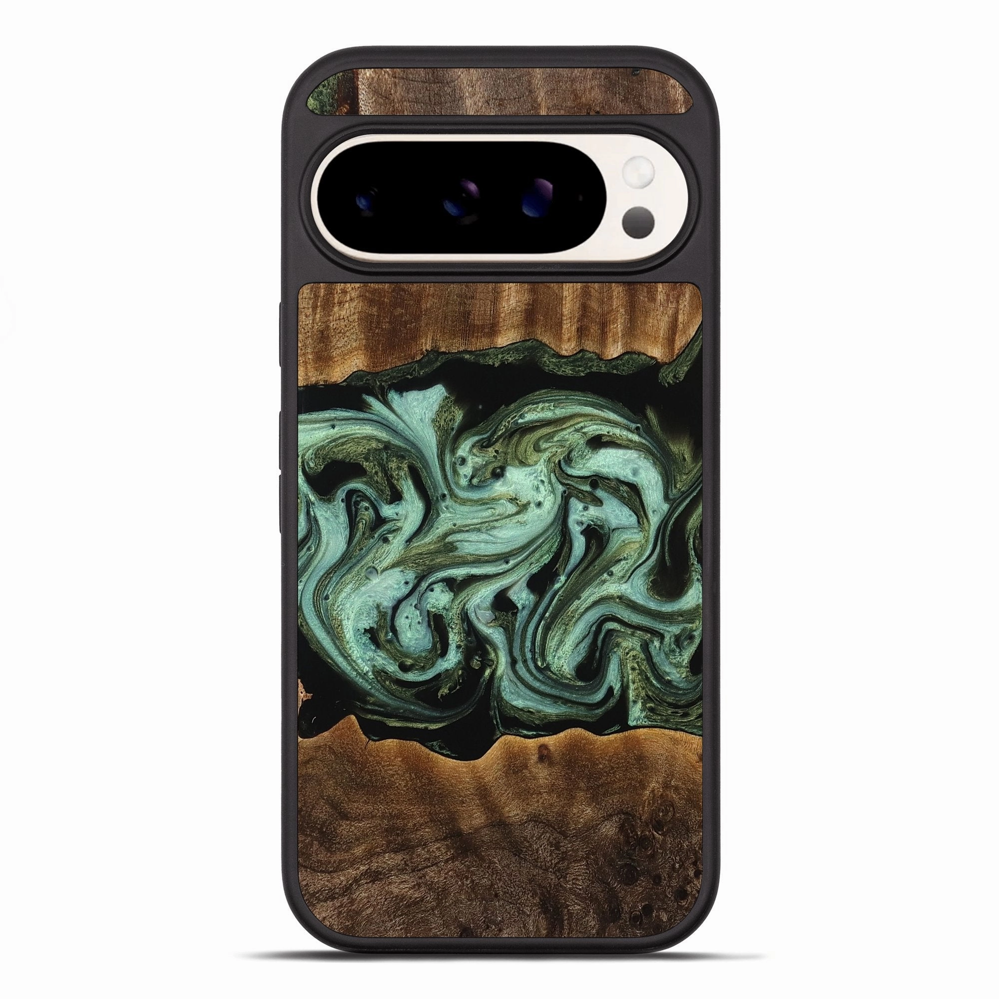 Anti Glare Pixel 10 Pro Xl Wood Phone Case - Yusuf (Green, 770992)