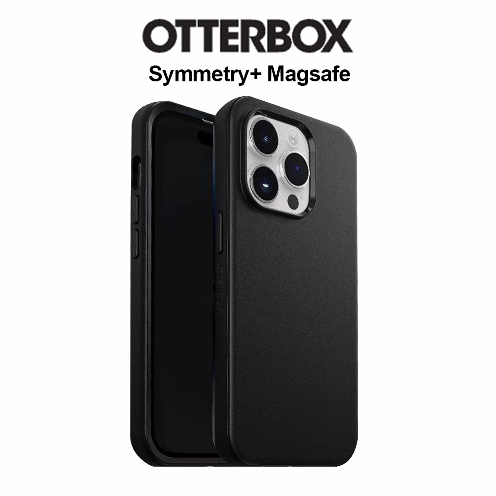 Impact Protection Otterbox Case For Iphone 15 Plus Symmetry  Compatible With Magsafe Case Black
