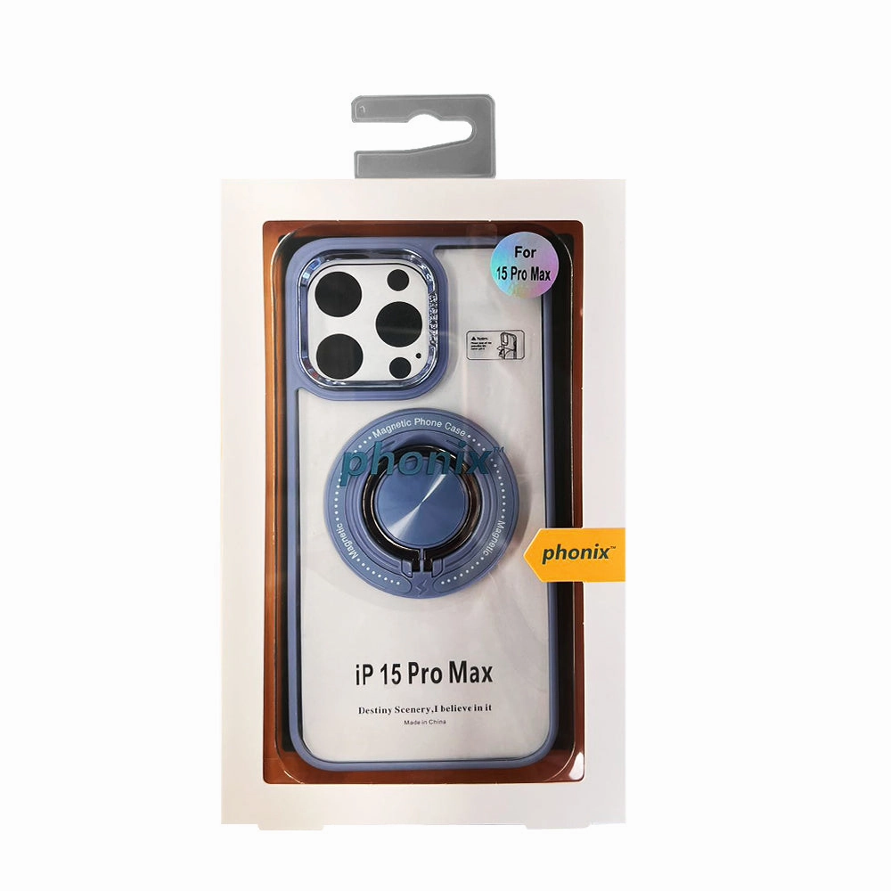 Phonix Case For Iphone 15 Pro Ring Holder Case Compatible With Magsafe Oleophobic Coating