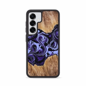 Ultra Thin Galaxy S25 Wood Phone Case - Nataly (Purple, 769897)