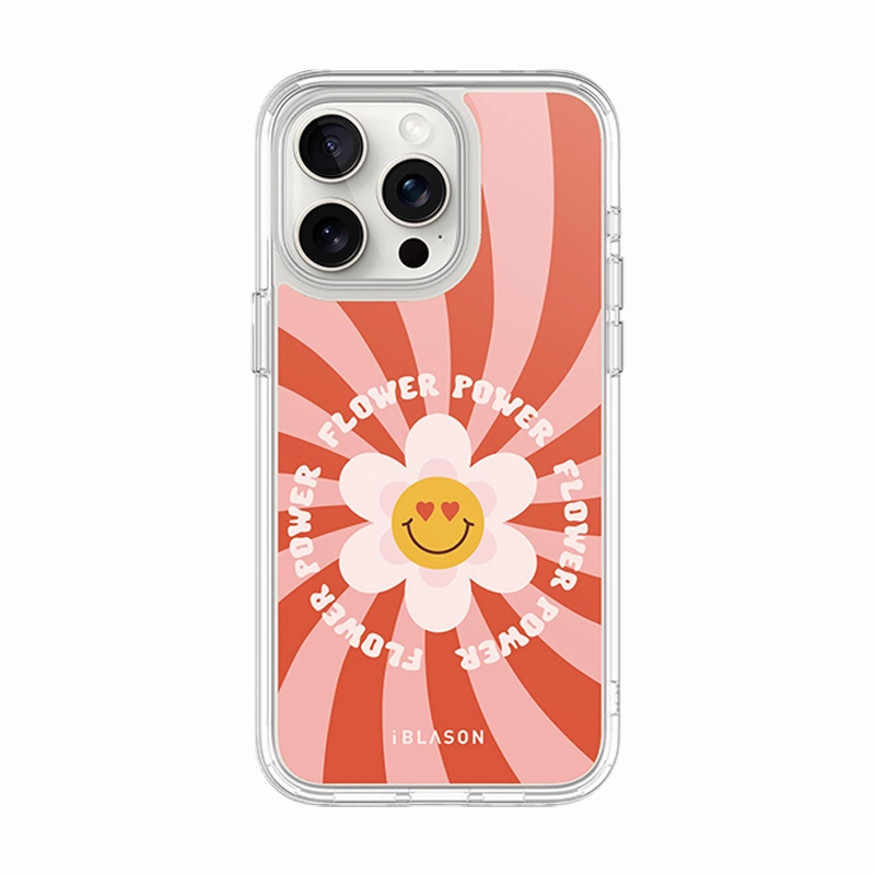 Privacy Screen Anti Finger Oil Iphone 14 Pro Max Halo Magsafe Cute Phone Case - Retro Flower Power