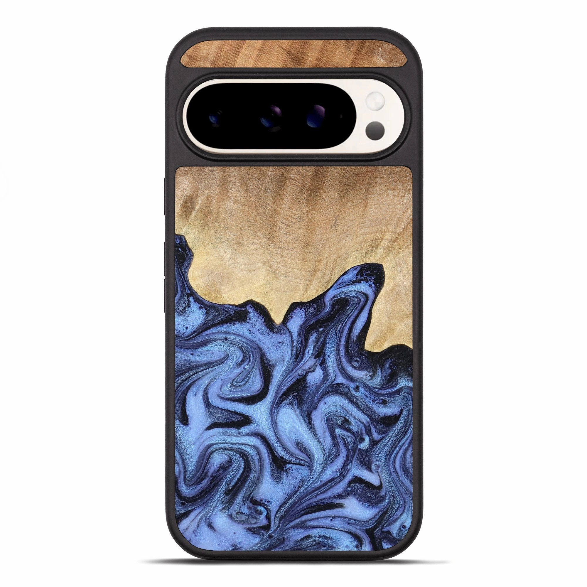 Pixel 10 Pro Xl Wood Phone Case - Stan (Blue, 778021) Reinforced Corners