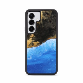 Galaxy S25 Wood Phone Case - Maxwell (Coastal, 778616) Fingerprint Repellent Ultra Slim Protector