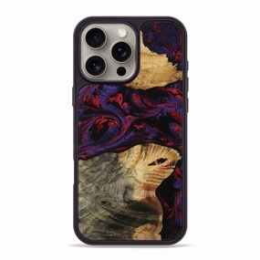 Bubble Free Installation Iphone 16 Pro Max Wood Phone Case - Maynard (Red, 771139)