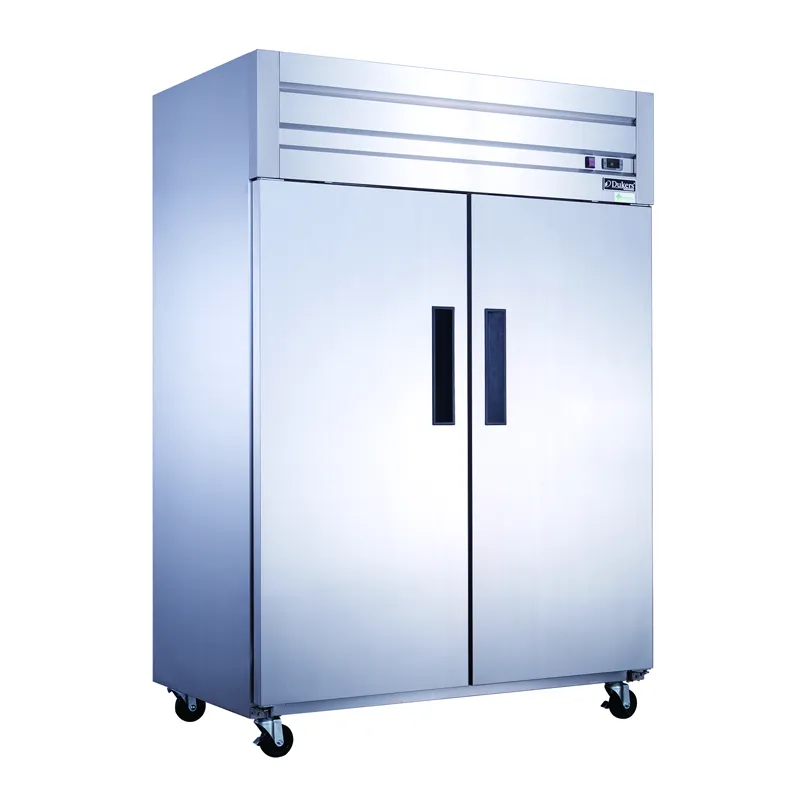 Dukers - D55AF, Commercial 55" 2 Solid Door Reach-In Freezer 40.74cu.Ft.