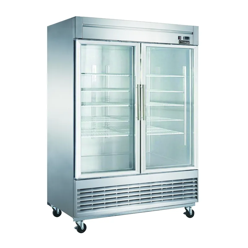 Dukers - D55R-GS2, 55" 2 Door Commercial Reach-In Refrigerator 40.72 cu.ft NSF
