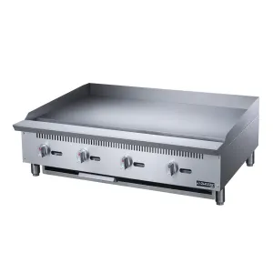 Dukers - DCGMA48, Commercial 48" Griddle with 4 Burners