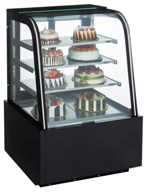 Dukers - DDM60R-CB, 60" Curved Glass Bakery Case