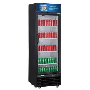 Dukers - DSM-15R, Commercial 28" 1 Glass Door Merchandiser Refrigerator 14.72cu.ft. NSF