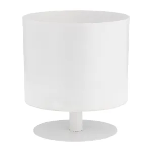 Ec Metal,10",flat Round Base Planter,white