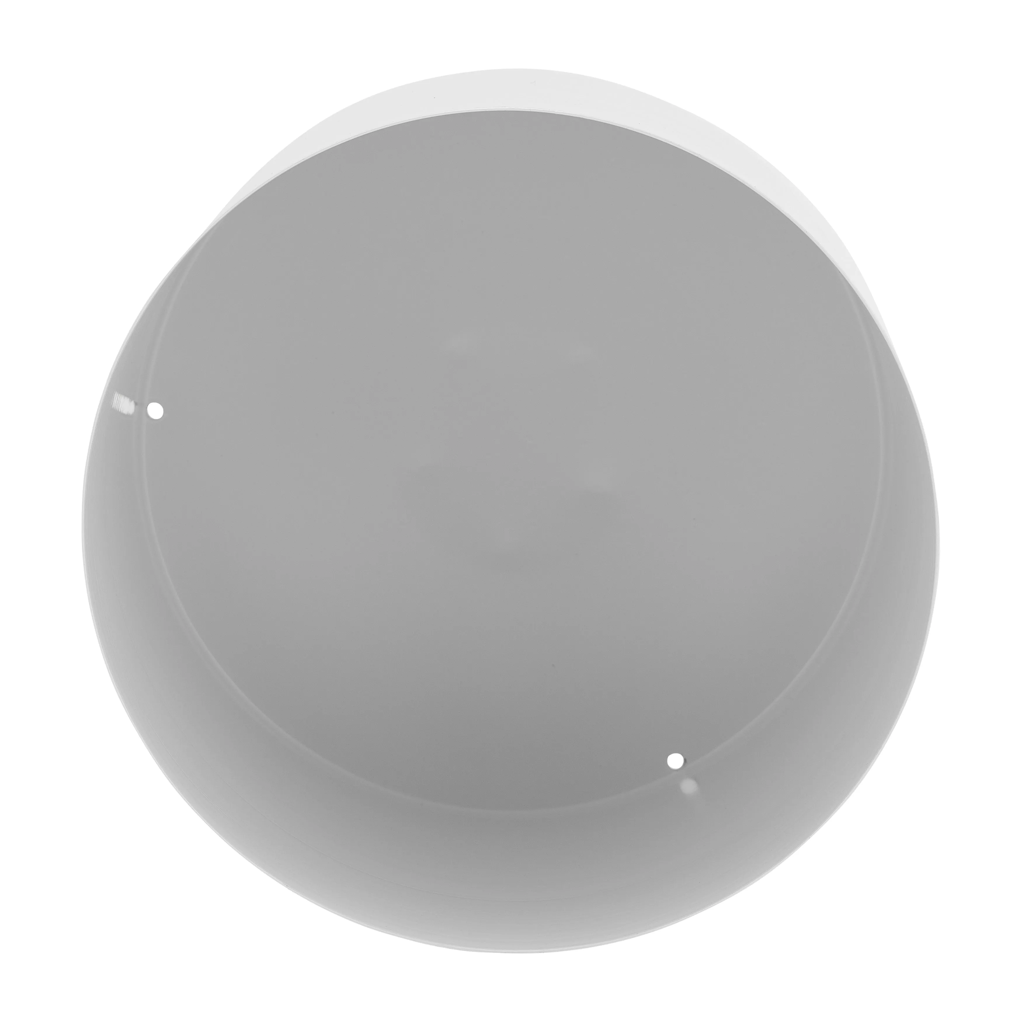 Ec Metal,6",flat Round Base Planter,white