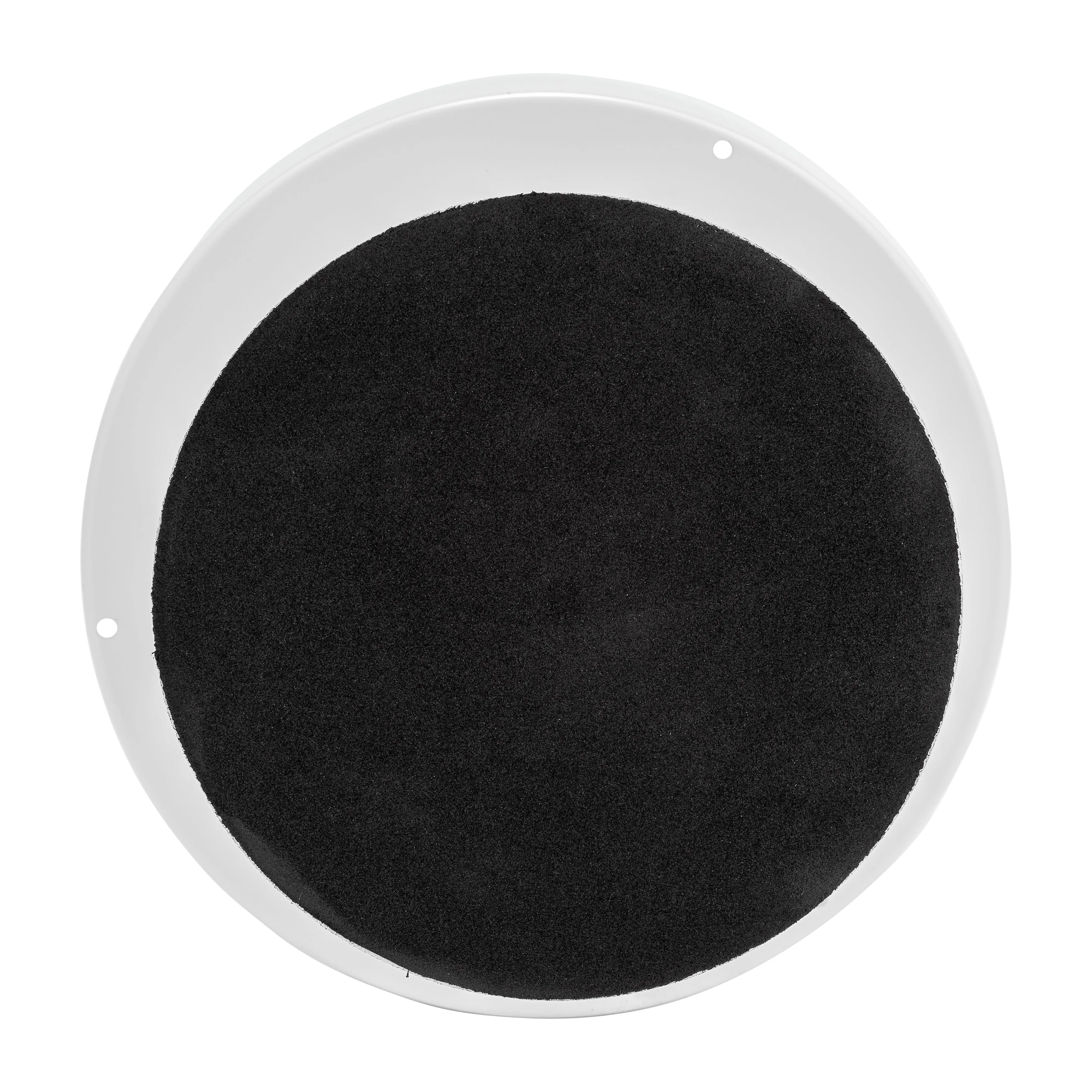 Ec Metal,6",flat Round Base Planter,white