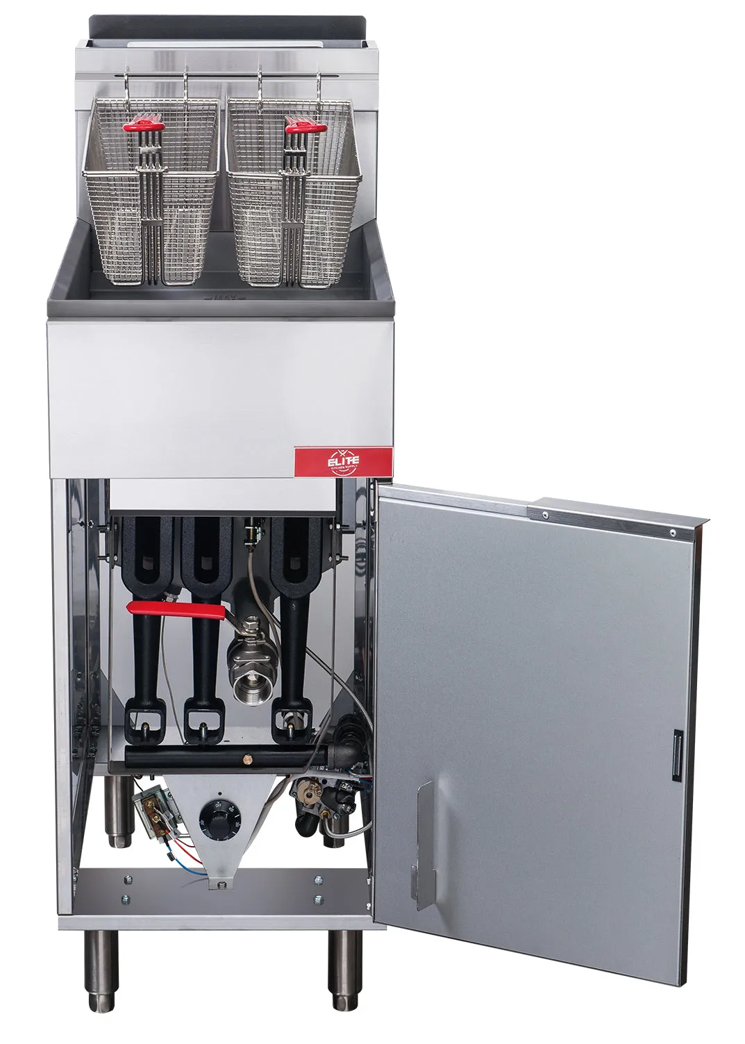 ECF3-LPG 3 Tube Burner Fryer
