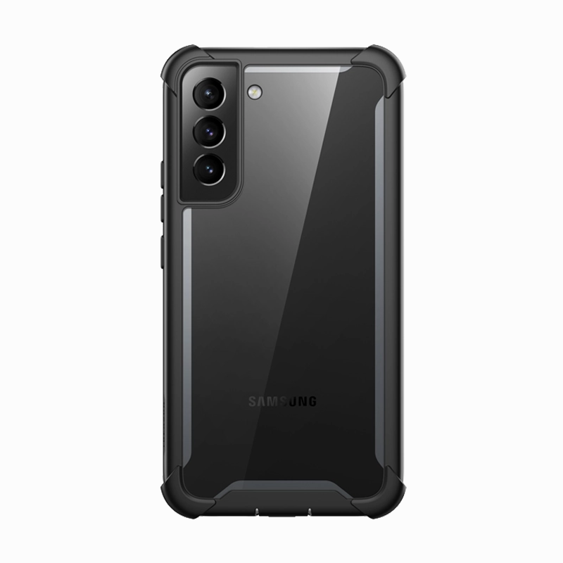 Tempered Screen Protector HD Screen Protector Galaxy S22 Ares Clear Rugged Case - Black
