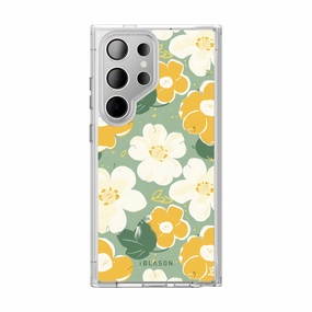 Privacy Screen Galaxy S23 Ultra Halo Magsafe Cute Phone Case - Spring Blooms